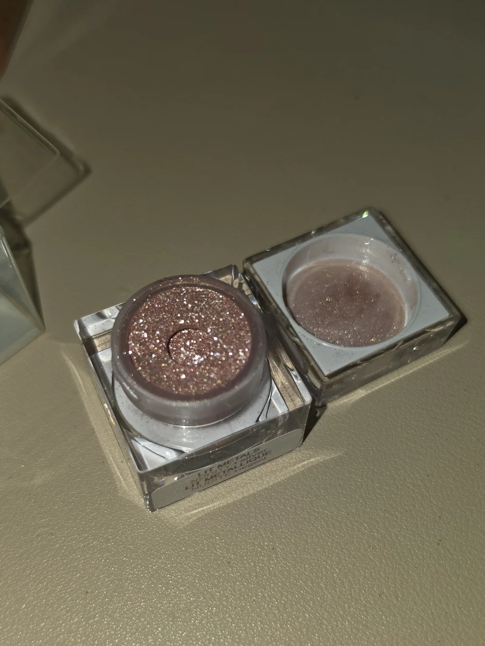 LIT Cosmetics Glitter Eyeshadow Set of 4 + Clearly Liquid Glitter Base